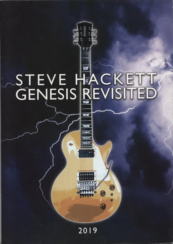 Steve Hackett Genesis Revisited 2019 UK Tour programme