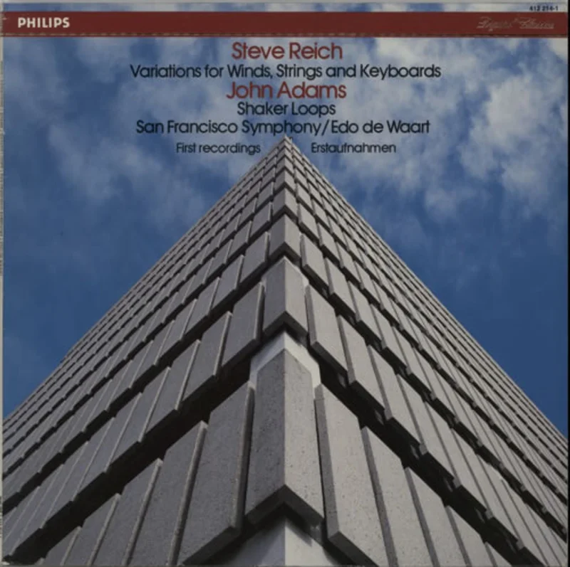 Steve Reich Variations For Winds, Strings & Keyboards UK Vinyl LP