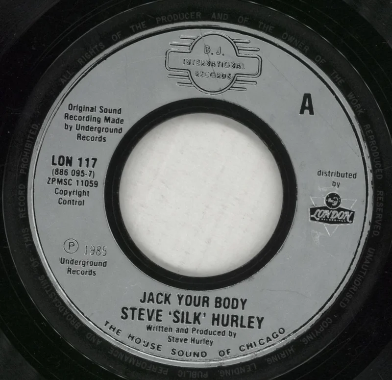 Steve Silk Hurley Jack Your Body UK 7" vinyl