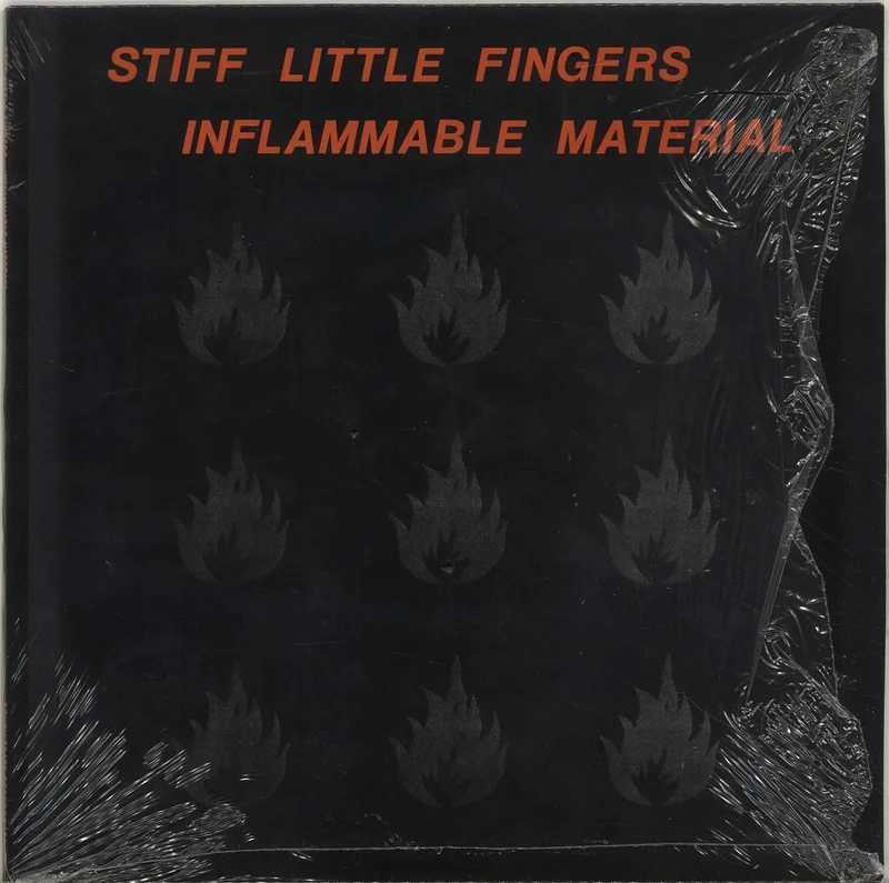 Stiff Little Fingers Inflammable Material - 2nd UK Vinyl LP