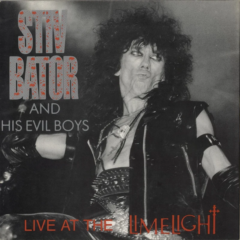 Stiv Bators Live At The Limelight - Multicolour Splatter Vinyl German Vinyl LP