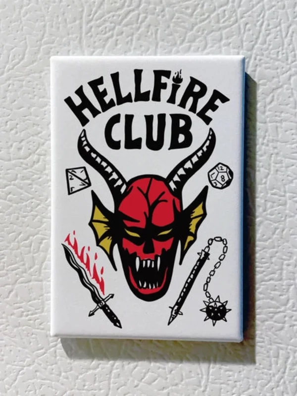 Stranger Things Hellfire Club Magnet