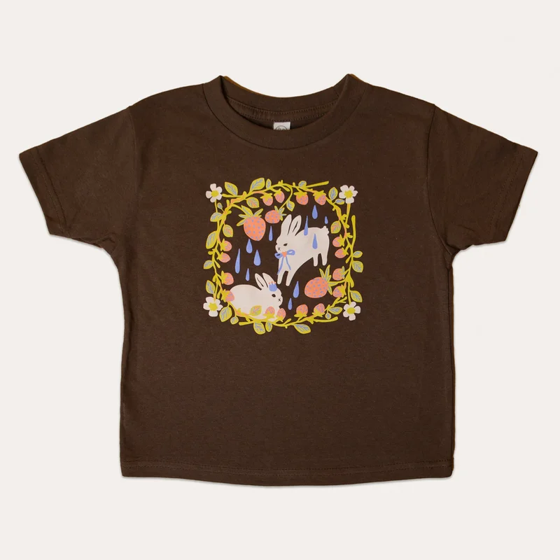 Strawberry Bunnies Kids Tee