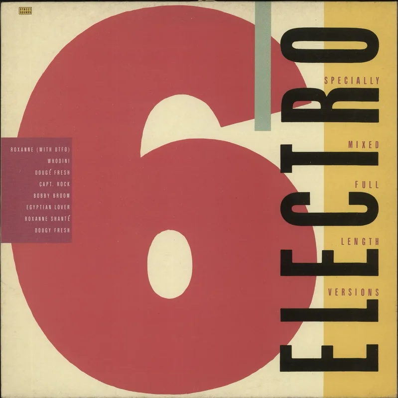 Street Sounds Compilation Electro 6 UK Vinyl LP