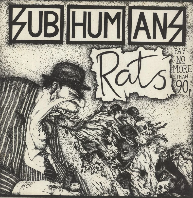 Subhumans Rats UK 7" vinyl