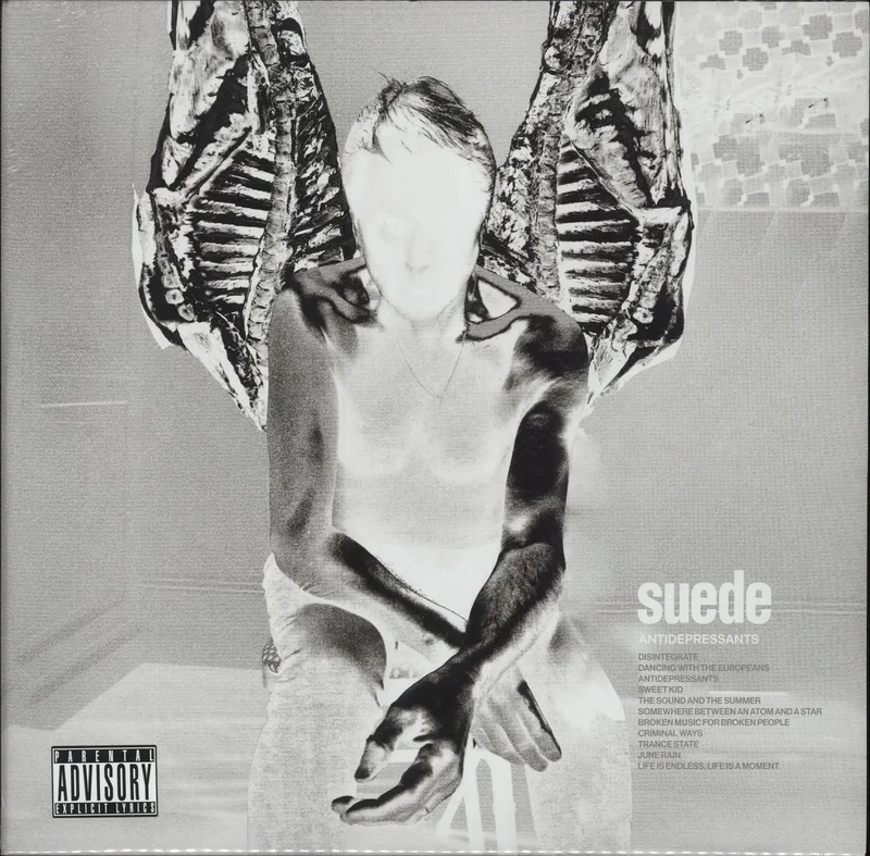 Suede Antidepressants - White Vinyl + Fully Autographed Artwork Print - Sealed UK Vinyl LP