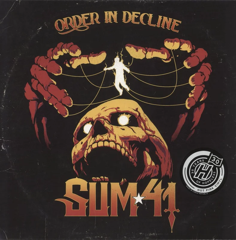 Sum 41 Order In Decline - Pink Vinyl UK Vinyl LP