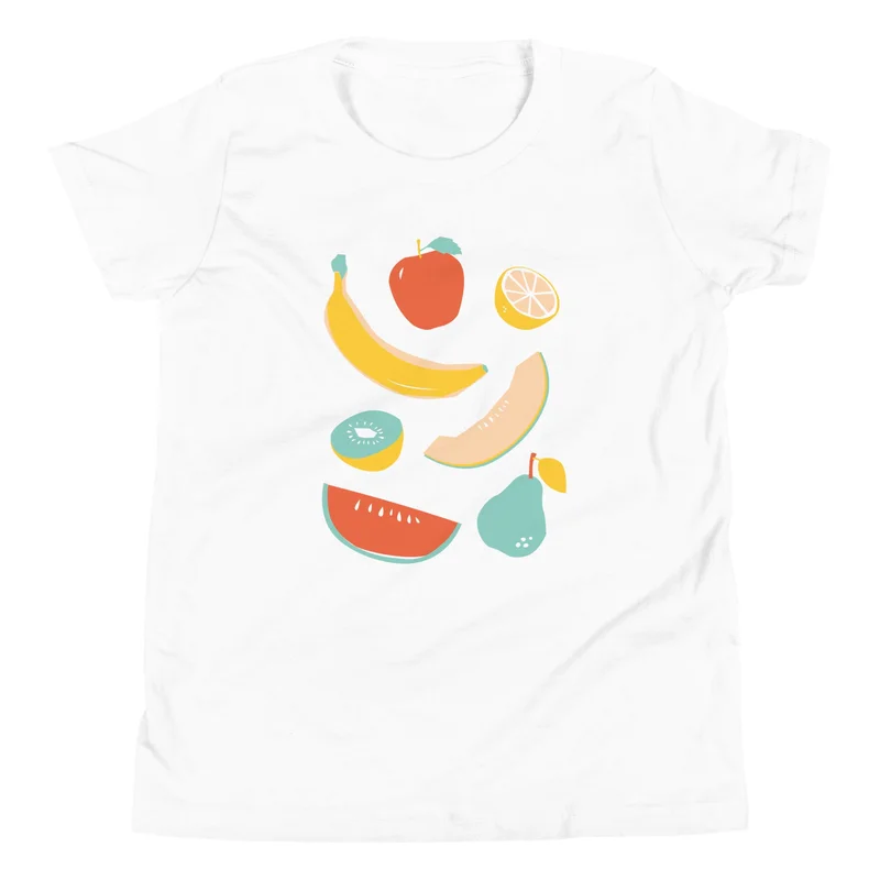 Summer Fruit Youth Tee Dark Grey Heather