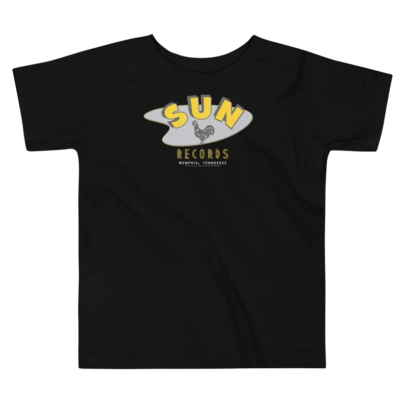 Sun Records Boomerang Toddler T-Shirt Black