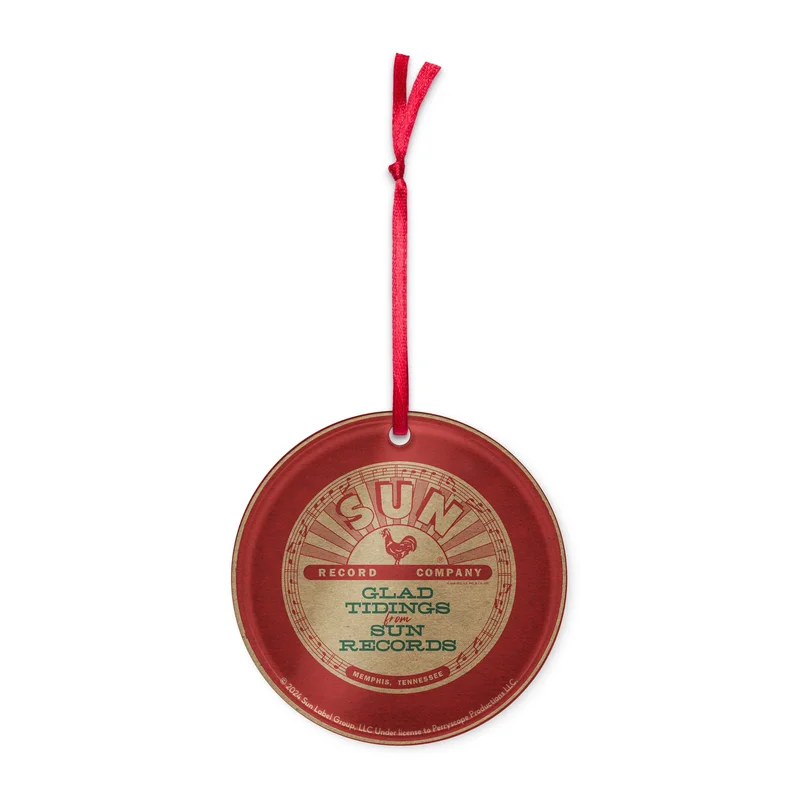 Sun Records Glad Tidings Acrylic Ornament
