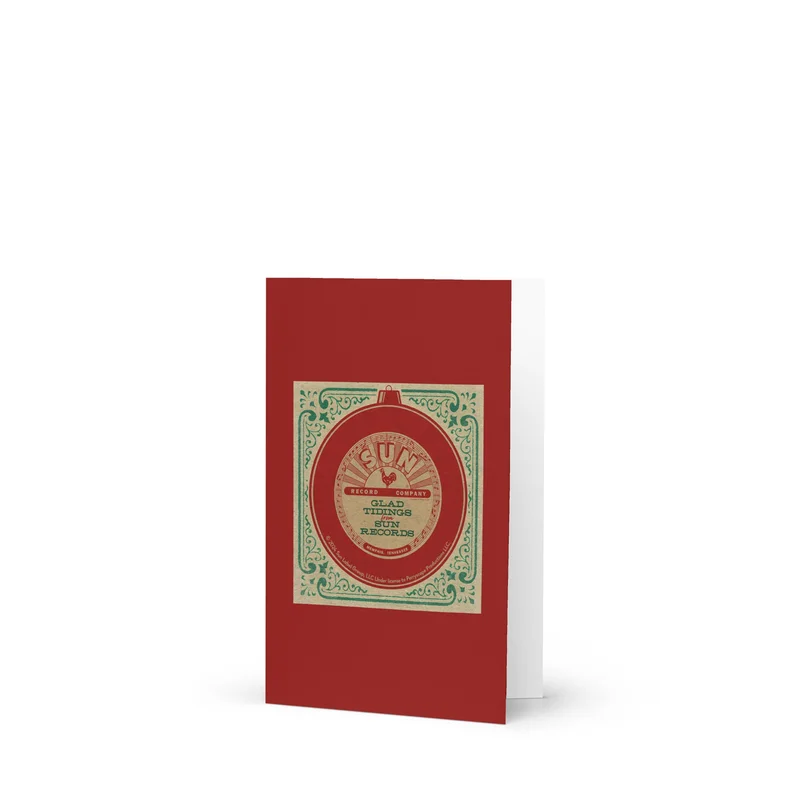 Sun Records Glad Tidings Greeting Card