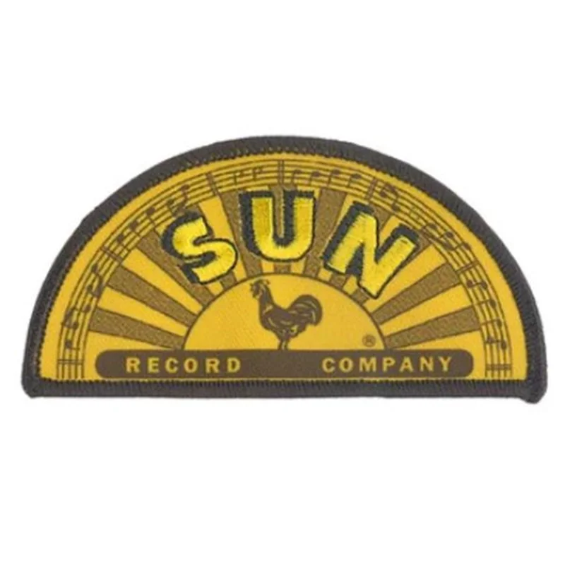 Sun Records Half Circle Logo 4"x2" Patch