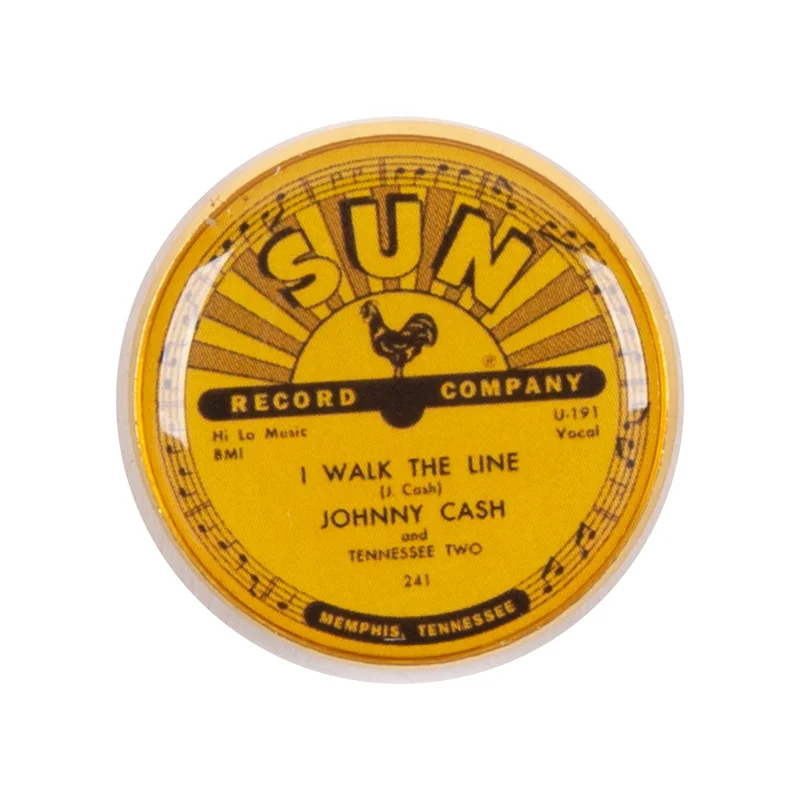 Sun Records Johnny Cash "I Walk The Line" Pin