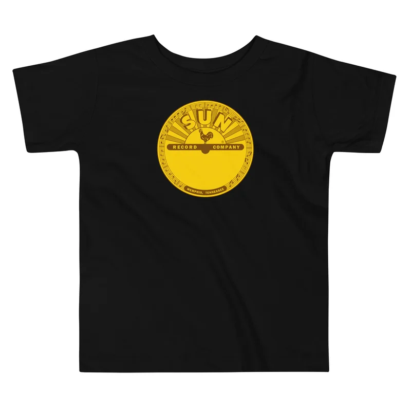 Sun Records Label Toddler T-Shirt Black