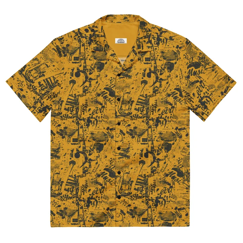 Sun Records Newsprint Button Down