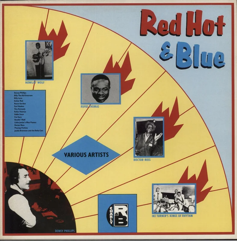 Sun Records Red Hot & Blue UK Vinyl LP