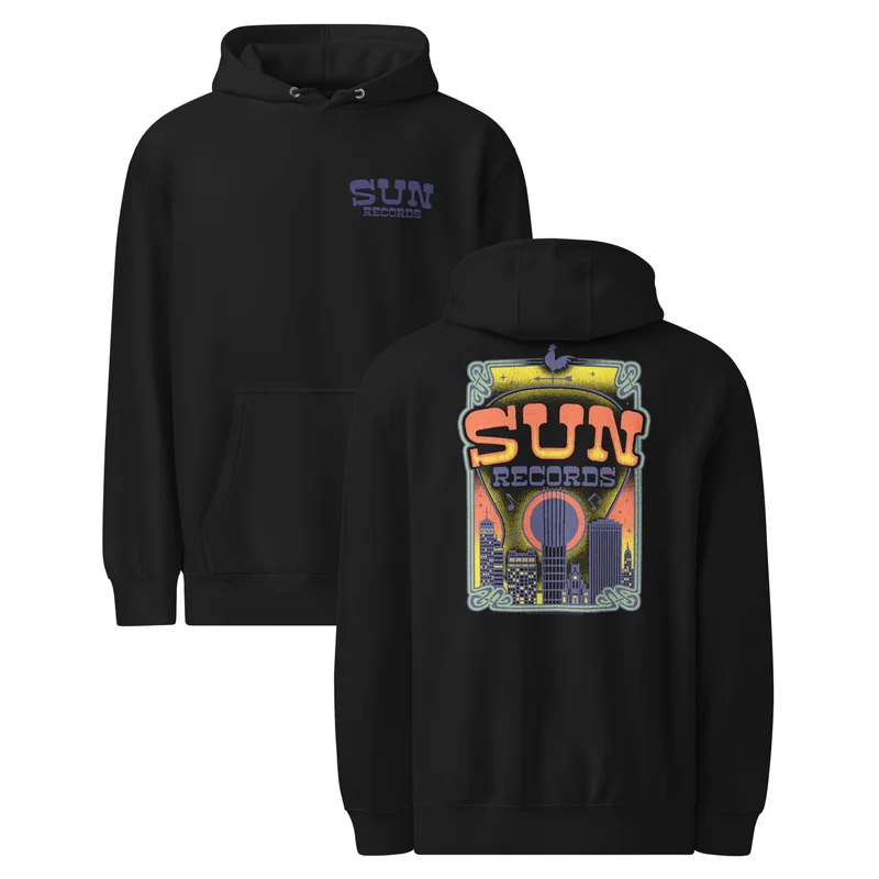Sun Records Skyline Hoodie Black