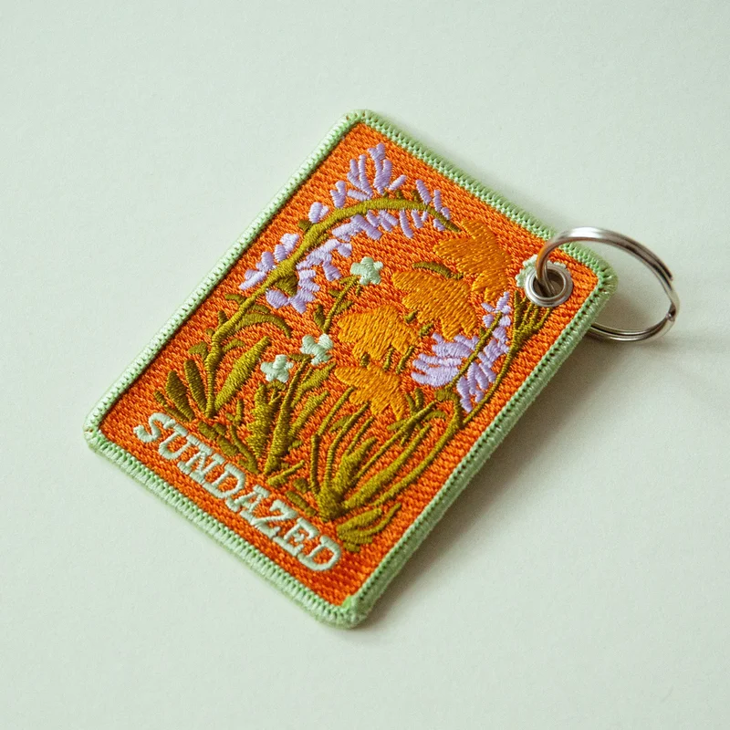 Sundazed Wildflowers Patch Keychain