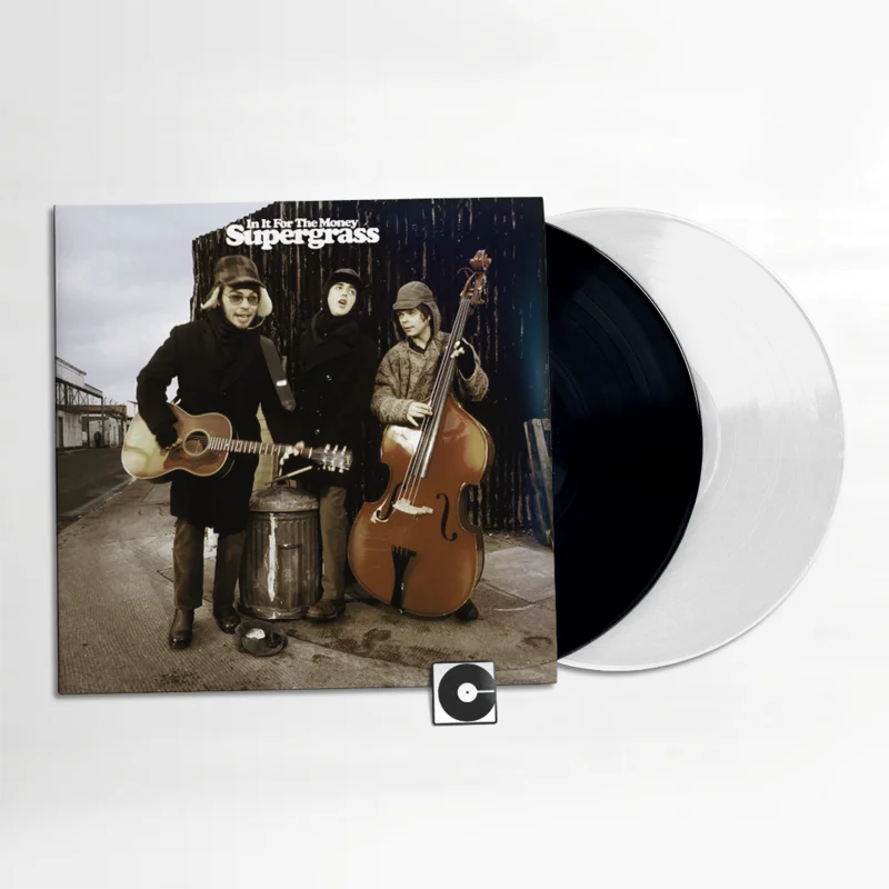 Supergrass - "In It For The Money" White & Black Vinyl