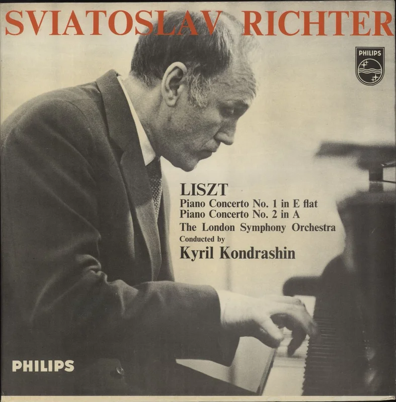 Sviatoslav Richter Liszt: Piano Concerto No. 1 In E Flat Major / Piano Concerto No. 2 In A Major UK Vinyl LP