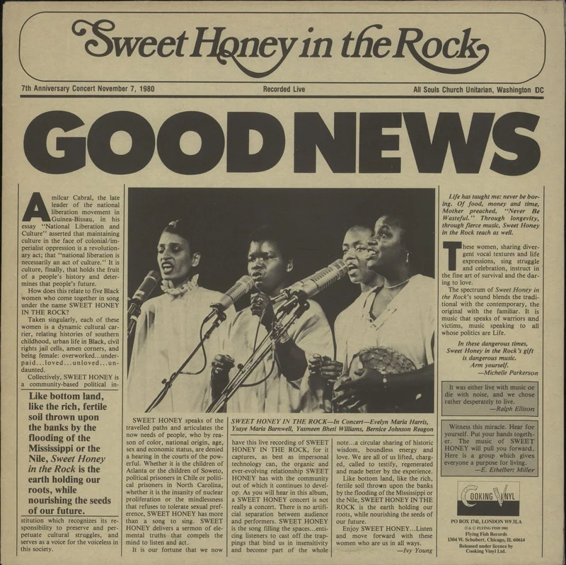 Sweet Honey In The Rock Good News UK Vinyl LP