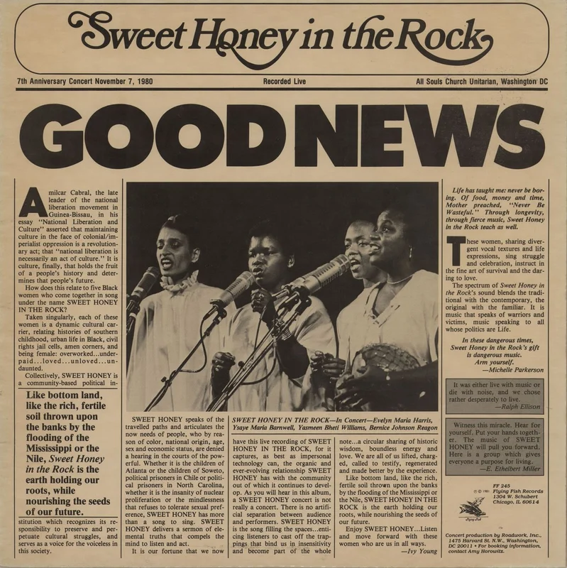 Sweet Honey In The Rock Good News US Vinyl LP