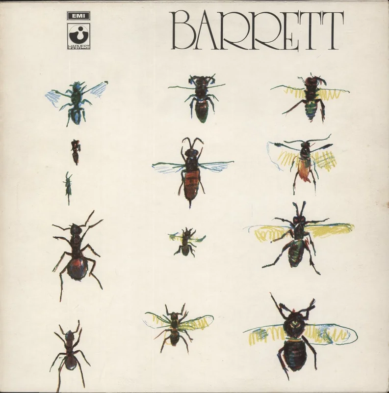 Syd Barrett Barrett - 3rd - EX UK Vinyl LP