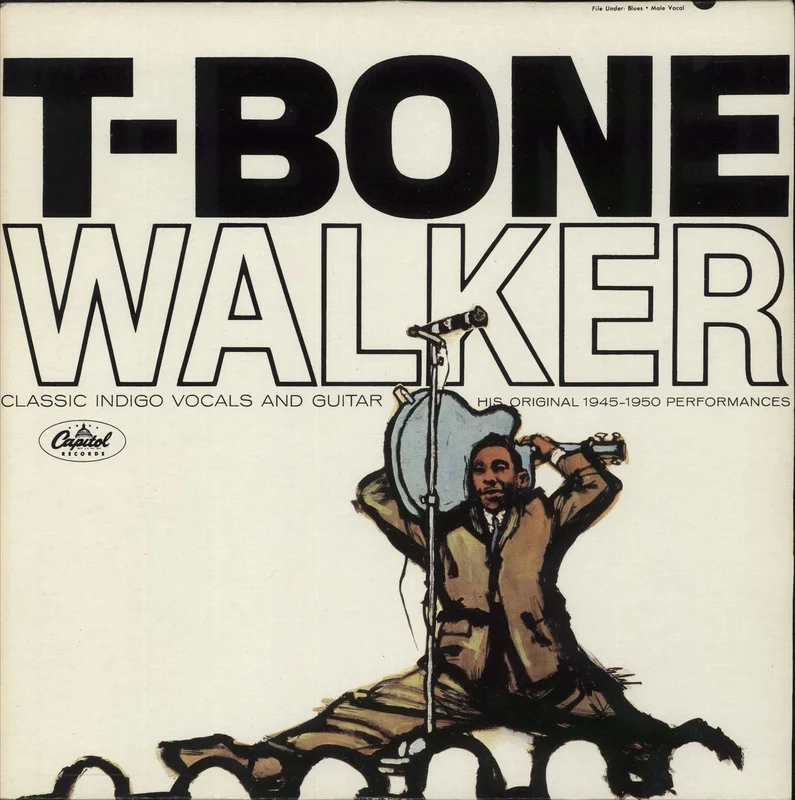 T-Bone Walker The Great Blues Vocals And Guitar Of T-Bone Walker (His Original 1945-1950 Performances) French Vinyl LP