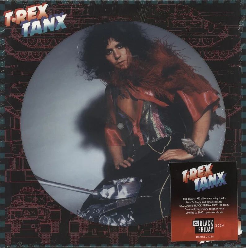 T-Rex / Tyrannosaurus Rex Tanx - RSD BF24 - Picture Disc - Shrink UK Picture disc LP