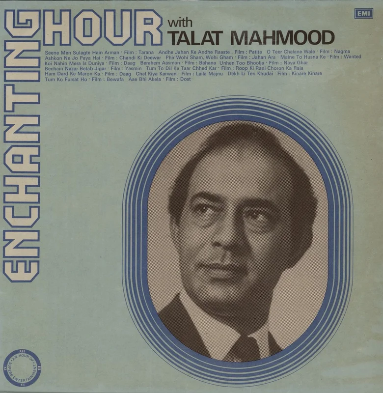Talat Mahmood Enchanting Hour With Talat Mahmood Indian Vinyl LP