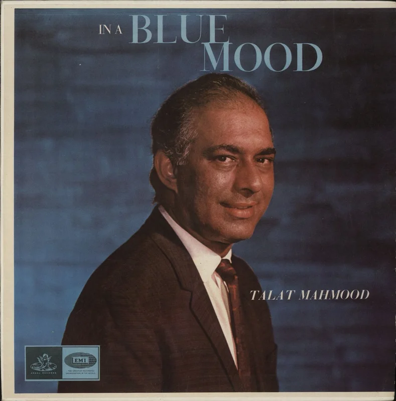 Talat Mahmood In A Blue Mood Indian Vinyl LP
