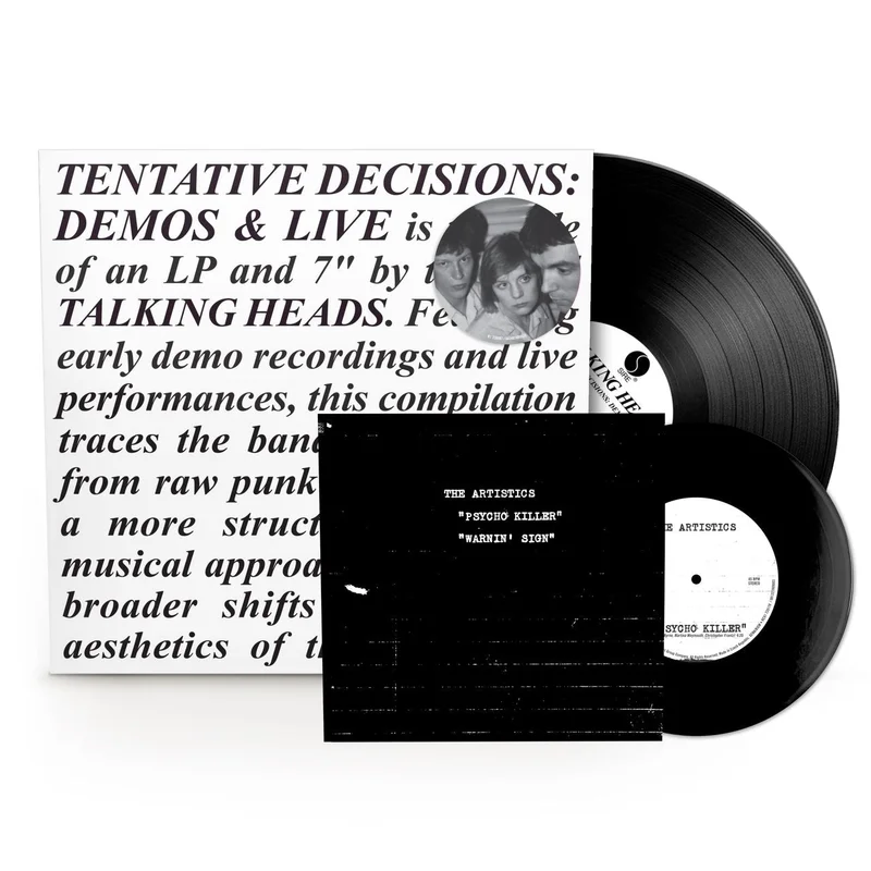 Talking Heads Tentative Decisions: Demos & Live - 140 Gram Vinyl + Bonus 7-inch - Sealed UK Vinyl LP