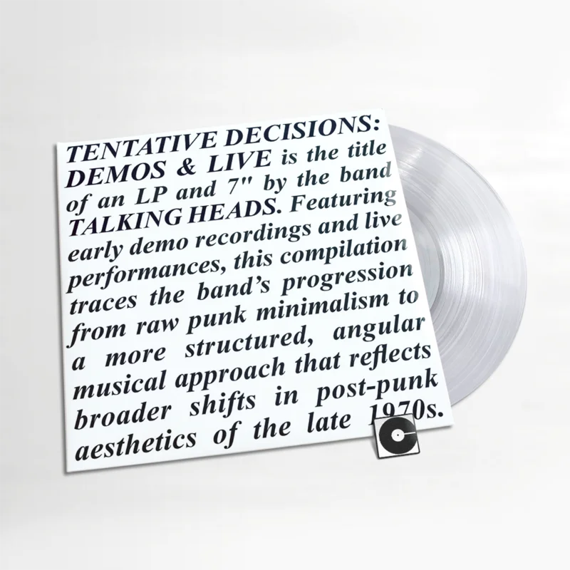 Talking Heads - "Tentative Decisions: Demos & Live" RSD Black Friday 2025