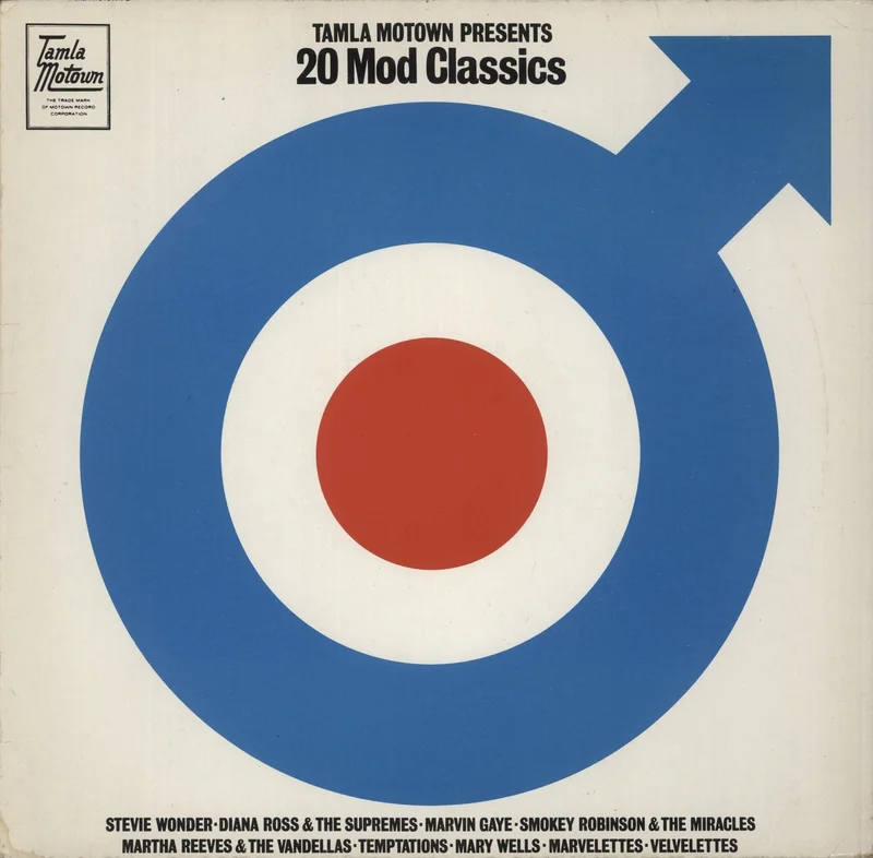 Tamla Motown 20 Mod Classics German Vinyl LP