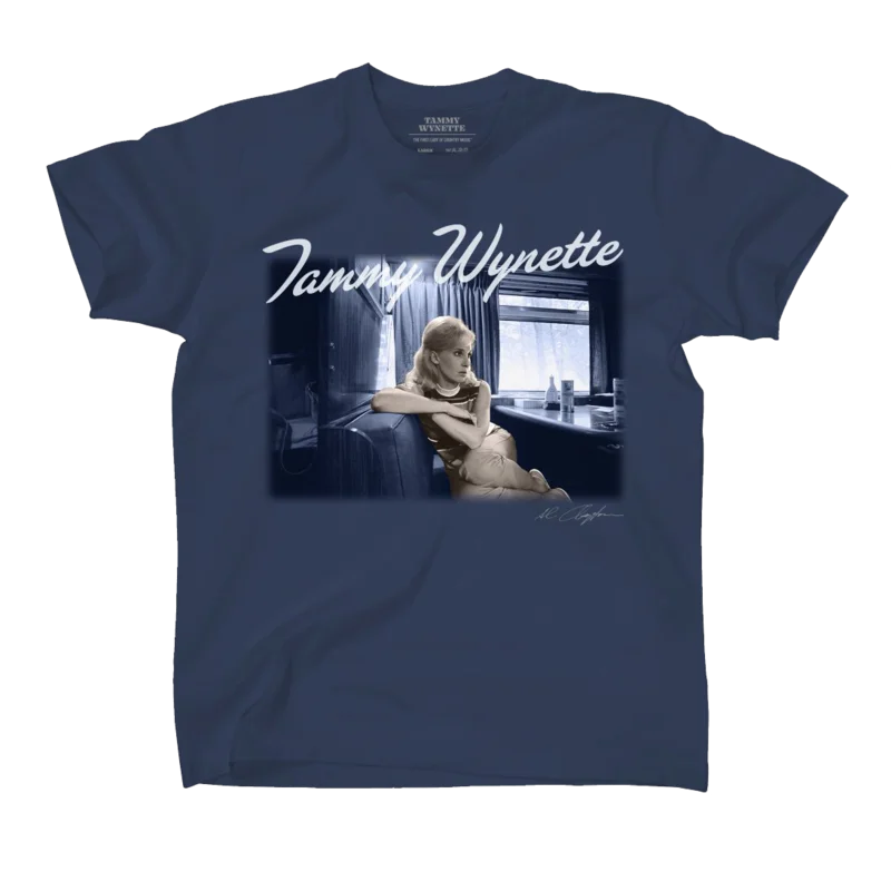 TammyWynetteTour Bus T-Shirt (Steel Blue)