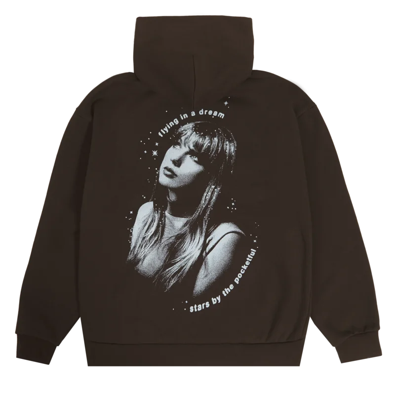 Taylor Swift Midnights Living In A Dream Brown Hoodie