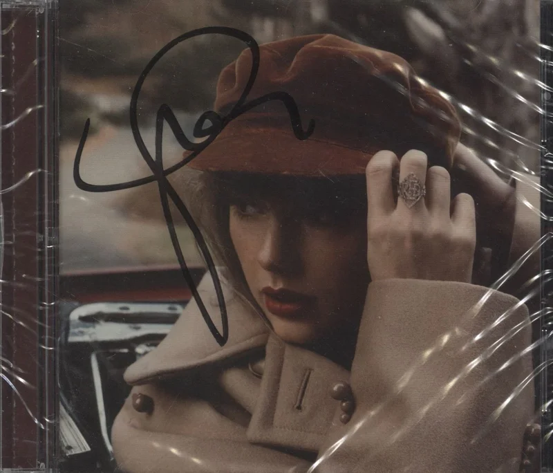 Taylor Swift Red: Taylor's Version - Autographed - Sealed US 2-CD album set