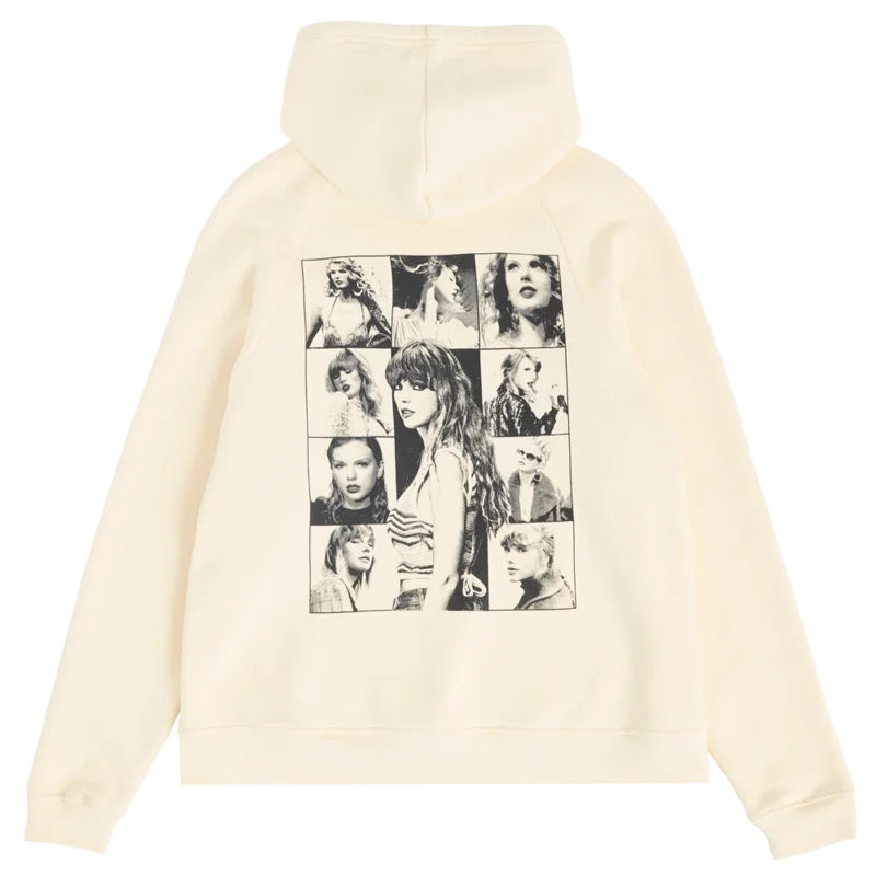 Taylor Swift The Eras International Tour Beige Hoodie