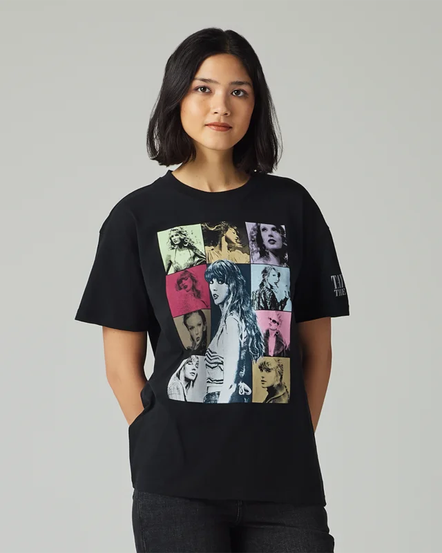 Taylor Swift The Eras Tour Black T-Shirt, Australia