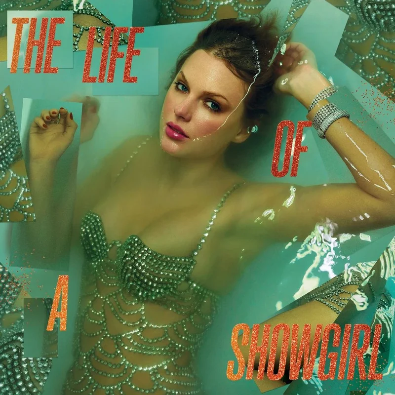 Taylor Swift The Life Of A Showgirl (Portofino Orange Glitter vinyl)