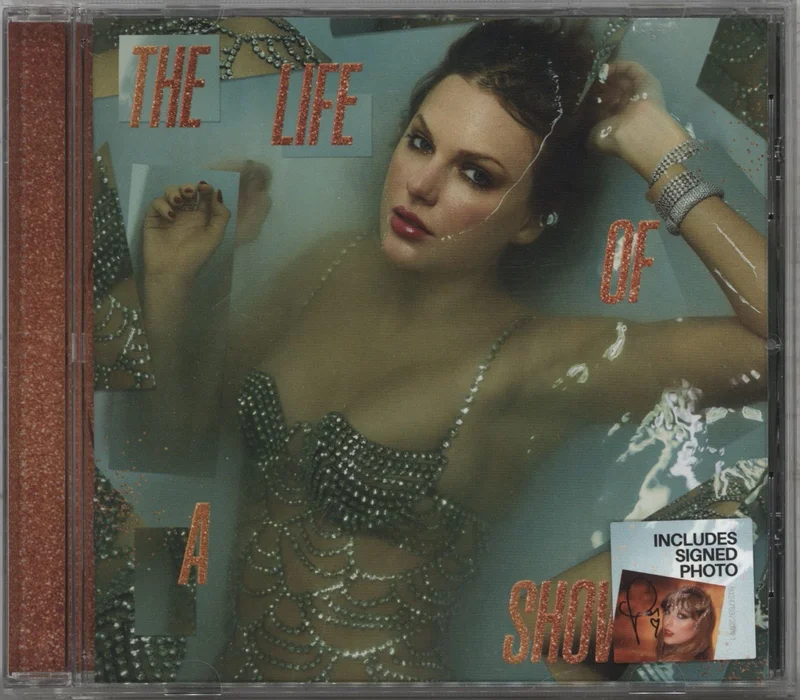 Taylor Swift The Life Of A Showgirl + Signed Photo US CD album