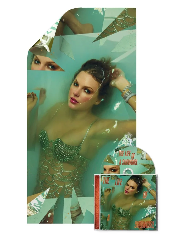 Taylor Swift The Life Of A Showgirl - Sweat & Vanilla Perfume Edition CD + Poster - Sealed UK CD album