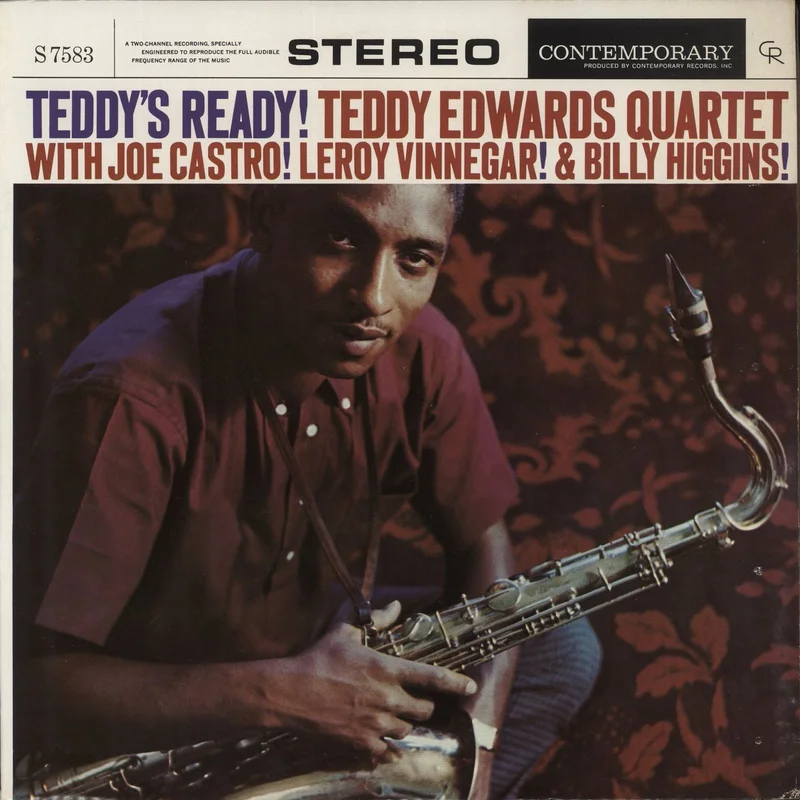 Teddy Edwards Teddy's Ready! US Vinyl LP