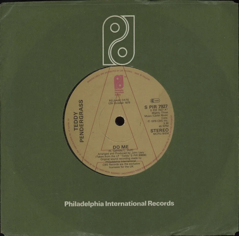 Teddy Pendergrass Do Me - A-Label UK Promo 7" vinyl