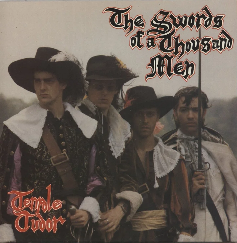 Tenpole Tudor The Swords Of A Thousand Men - Cavalier Sleeve UK Promo 7" vinyl