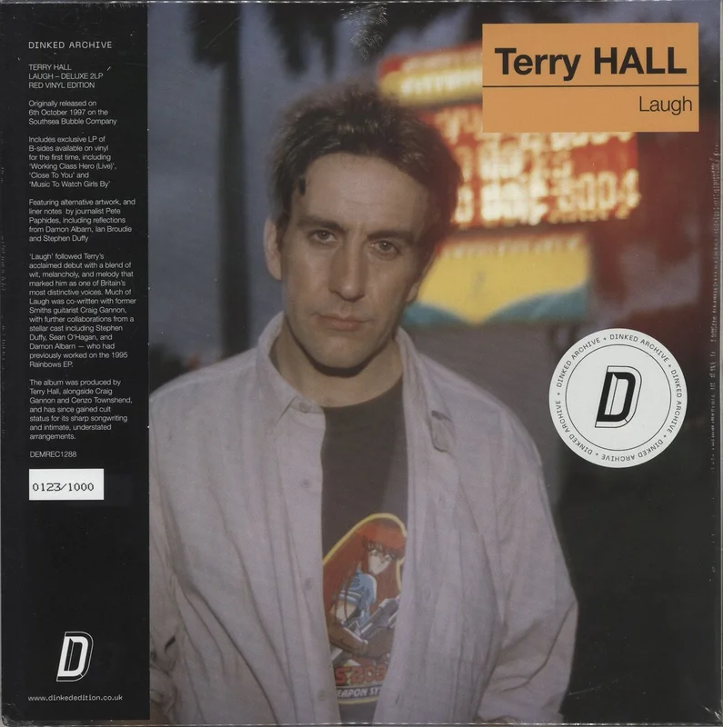 Terry Hall Laugh - Red Vinyl + Numbered - Sealed UK 2-LP vinyl set
