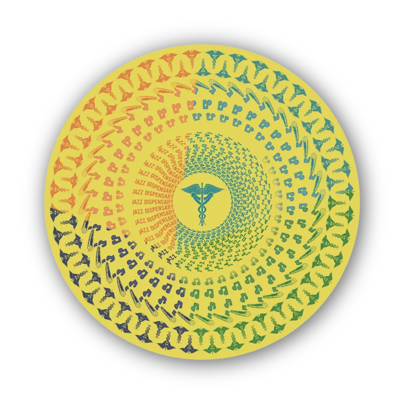 Tetragon Rainbow Zoetrope Slipmat