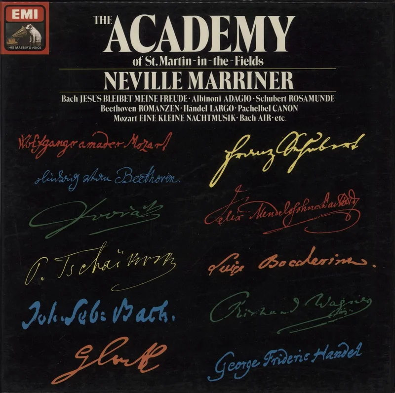 The Academy Of St. Martin-In-The-Fields Bach, Albinoni, Schubert, Beethoven, Handel, Pachelbel, Mozart German Vinyl box set