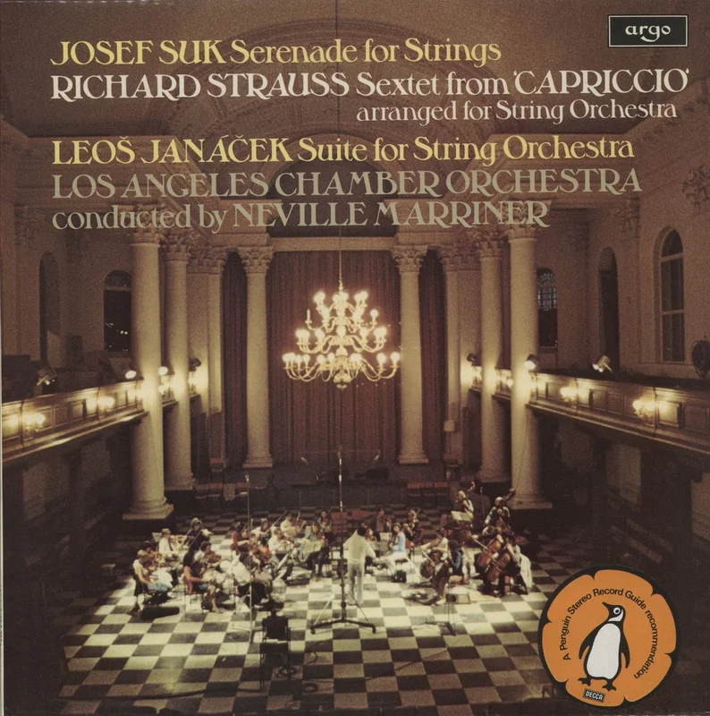 The Academy Of St. Martin-In-The-Fields Josef Suk: Serenade For Strings / Sextet From 'Capriccio' / Leo Jancek: Suite For String Orchestra UK Vinyl LP