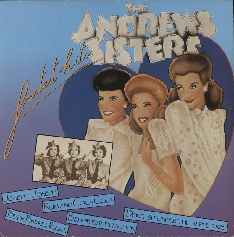 The Andrews Sisters 20 Greatest Hits Belgian Vinyl LP